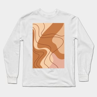Abstract Bohemian Shapes 4 Long Sleeve T-Shirt